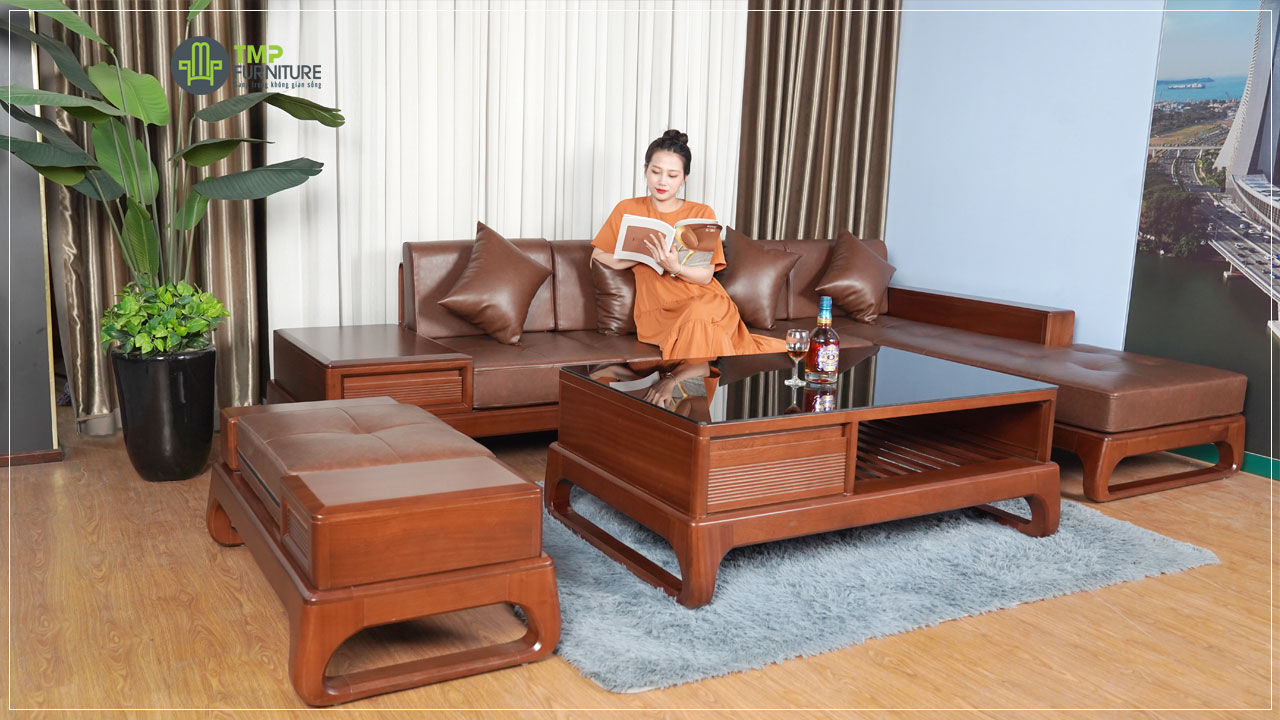 sofa gỗ hải phòng